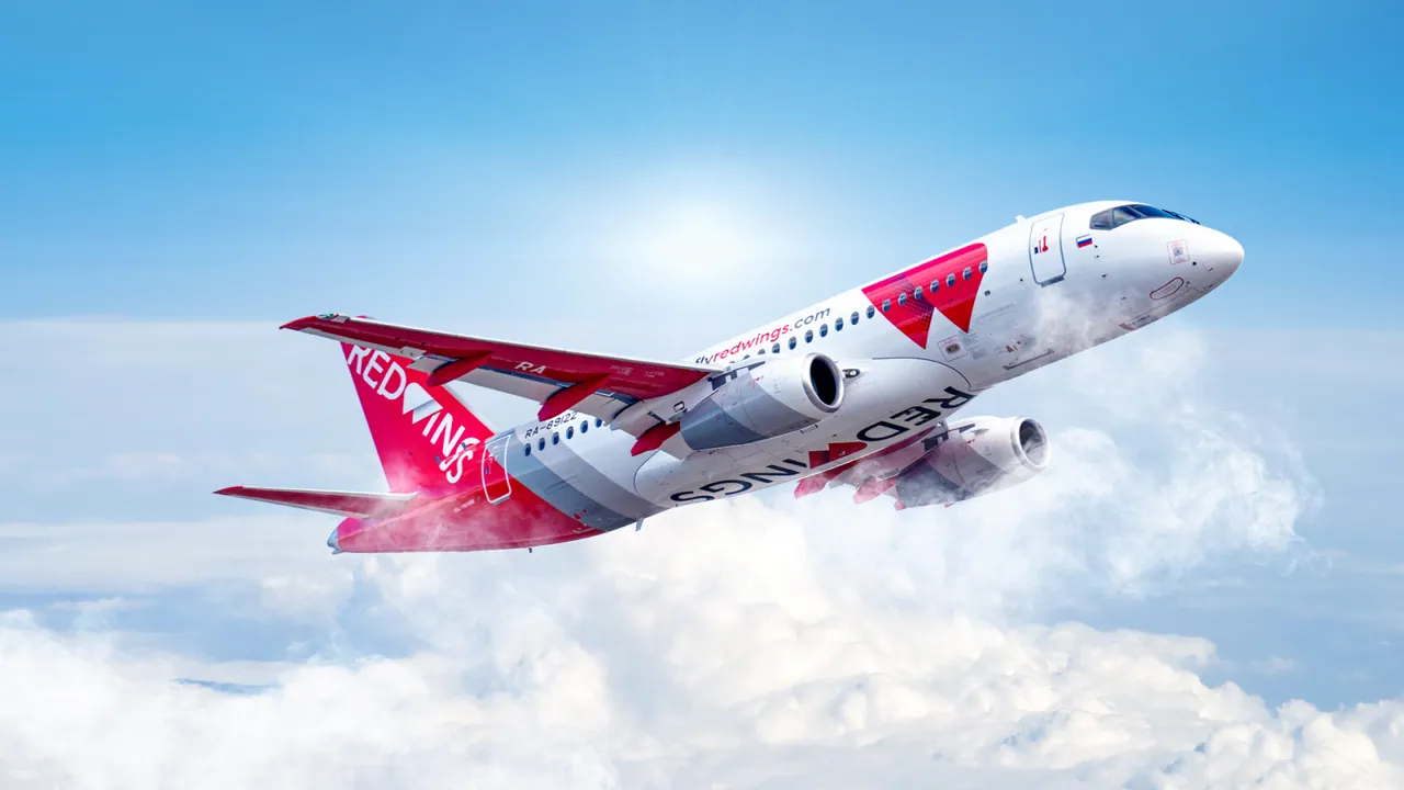 Red Wings aircraft in the sky