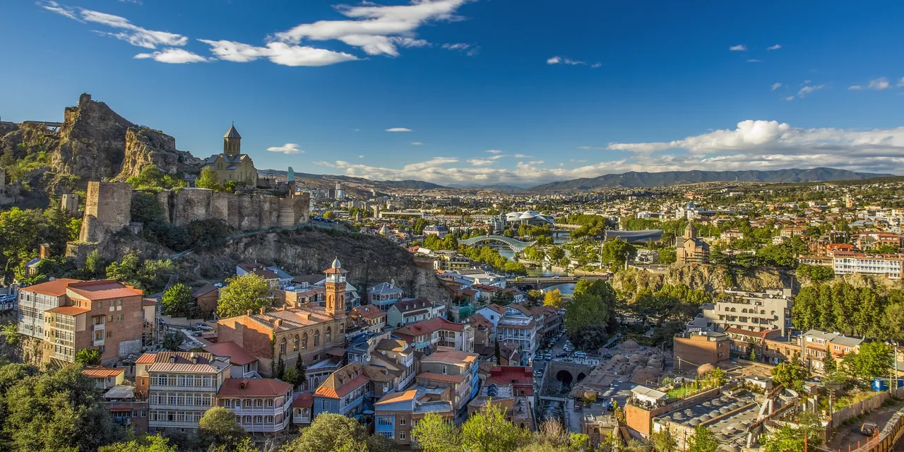 City panorama Tbilisi